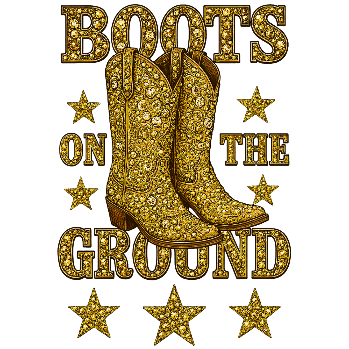 Boots on The Ground Gold