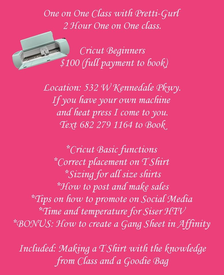 Cricut Beginners Class