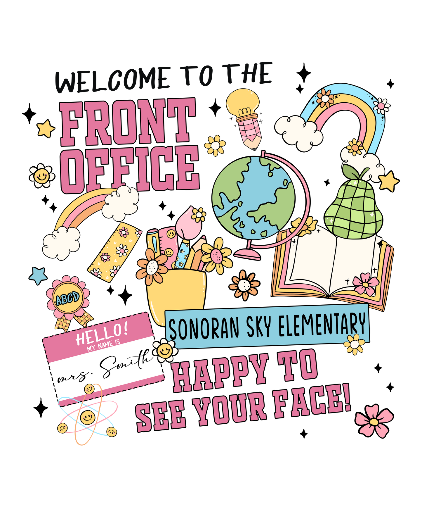 Front Offie (please add in notes name of school and teacher name)