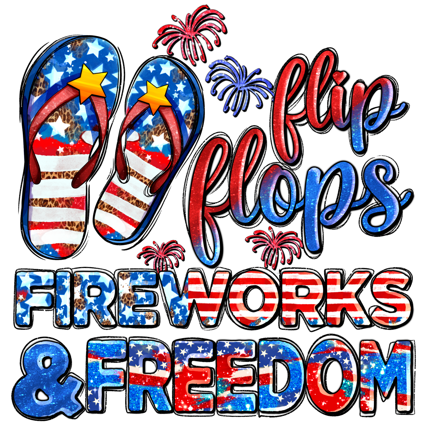 Flip Flops Fireworks