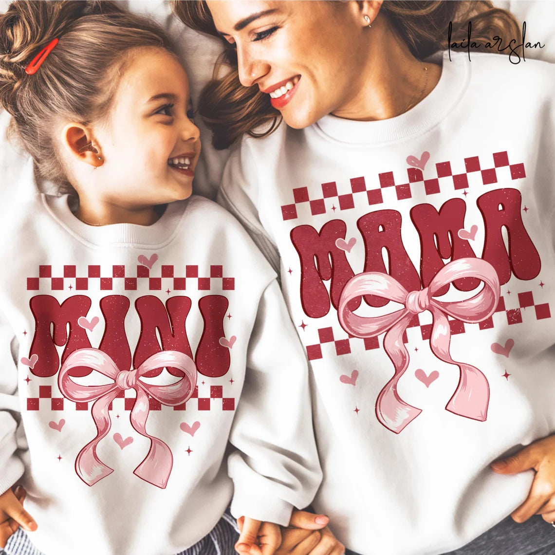 Valentine's Day Mama Bow