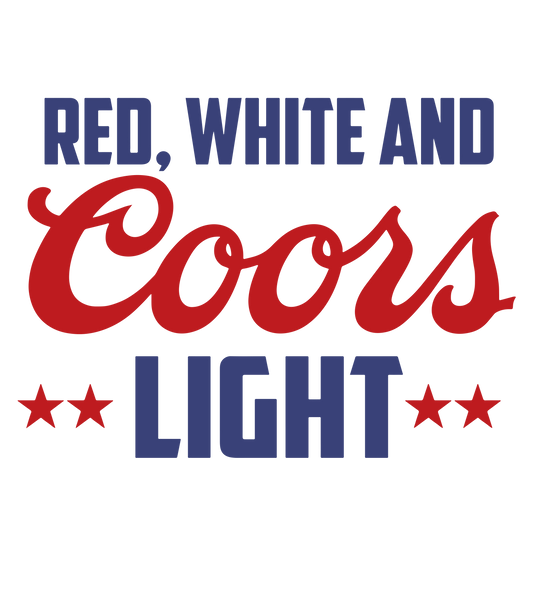 Red White Coors Light/Busch