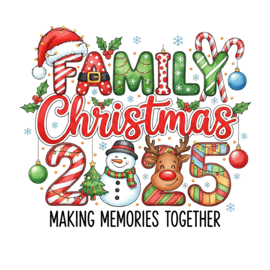 Family Christmas Snowman