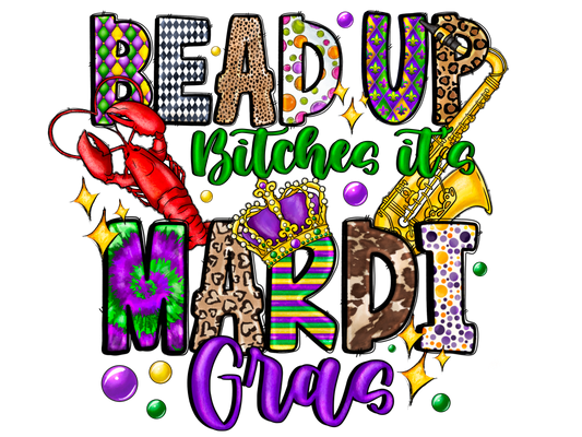 Mardi Gras Bead up