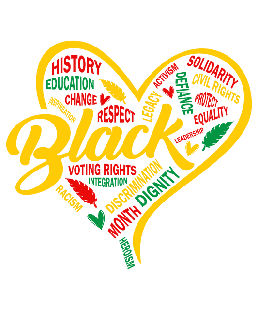 Black History Heart