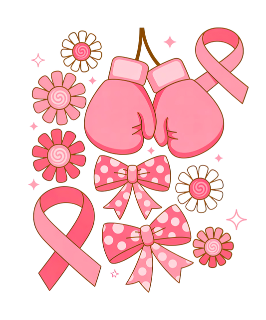 Cancer Gloves and ribbons