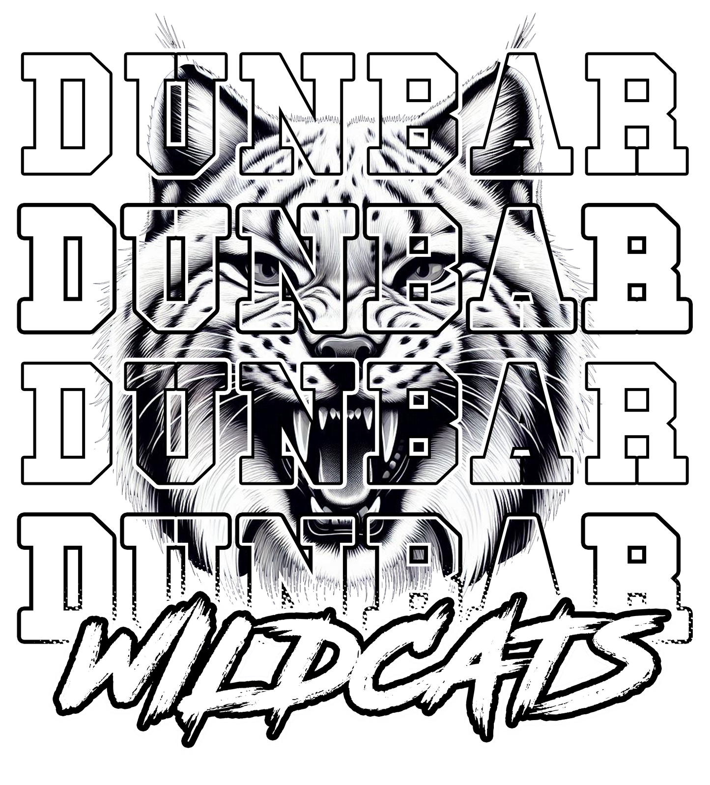 Dunbar Wildcat Spirt T Shirt