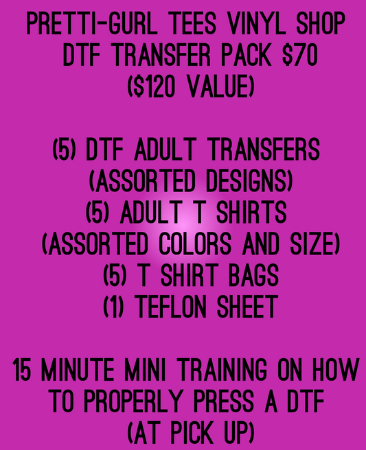 DTF STARTER TRANSFER PACK