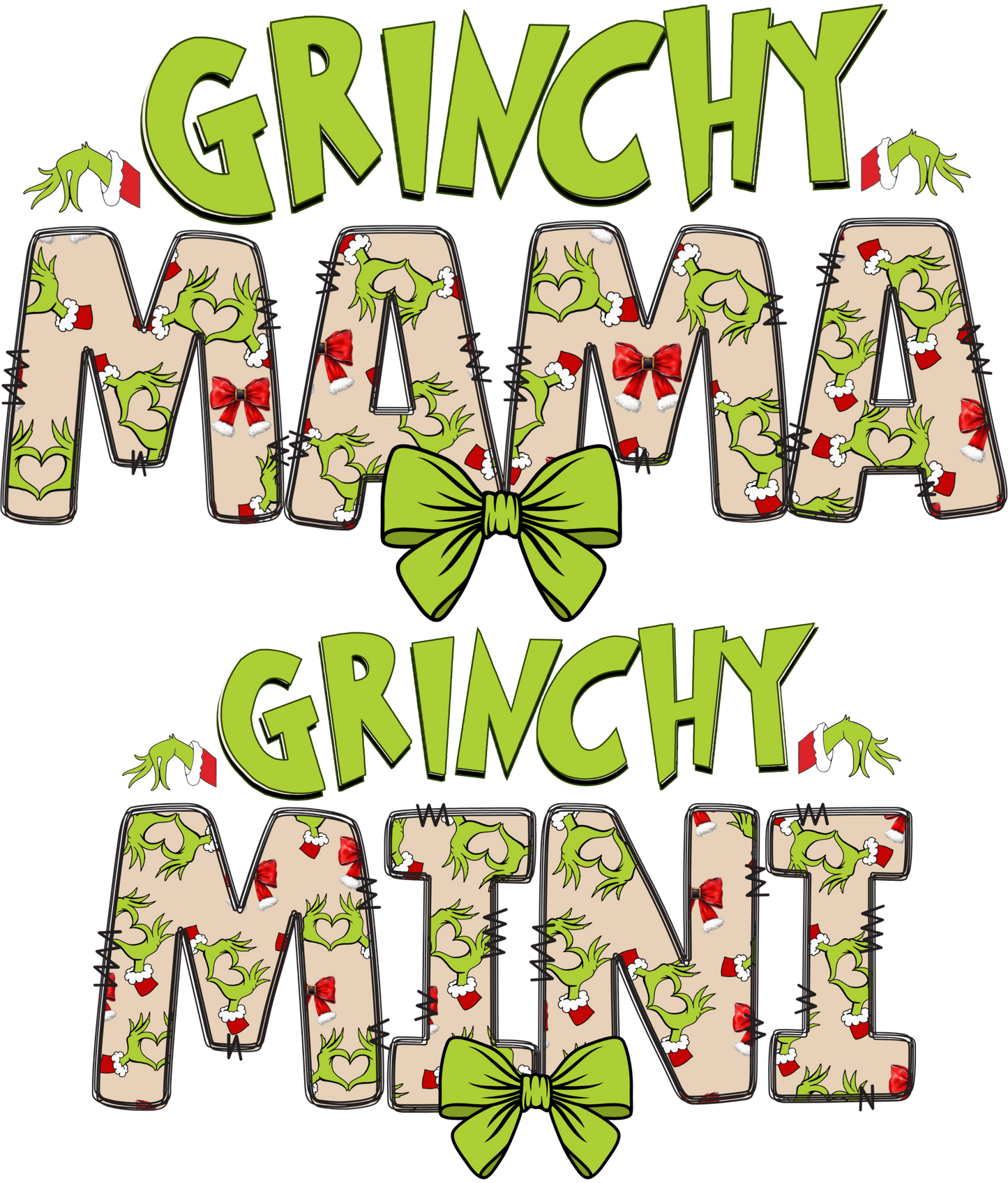 Mama and Mini set 11 and 9 inches