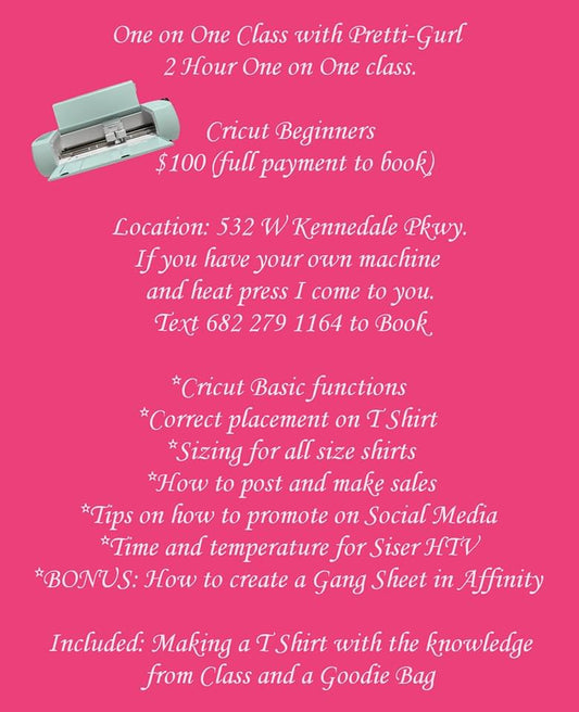 Cricut Beginners Class