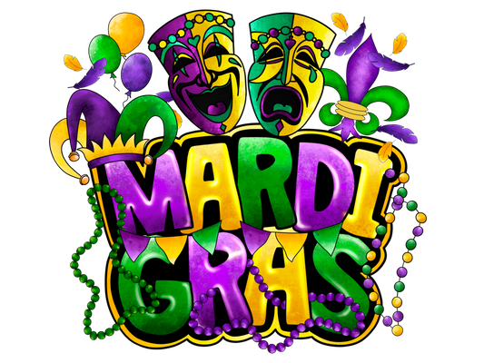 Mardi Gras 2 faces