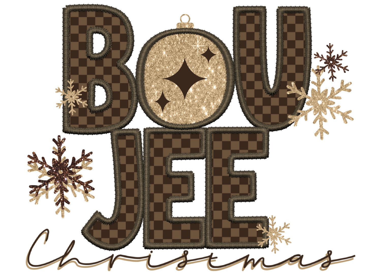 BouJee Christmas DTF Transfer