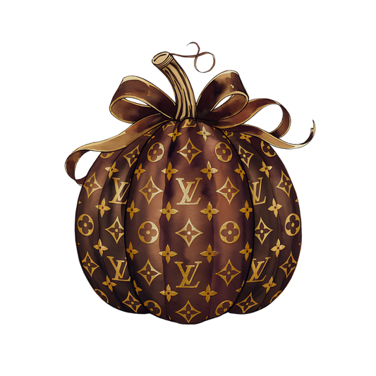 LV Pumpkin  DTF Transfer
