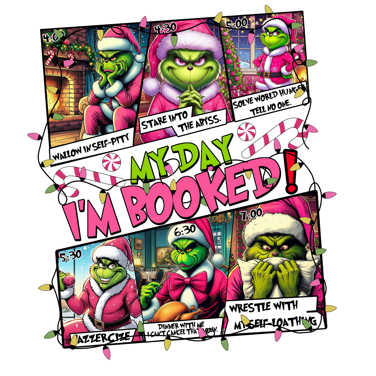 I'm Booked Grinch