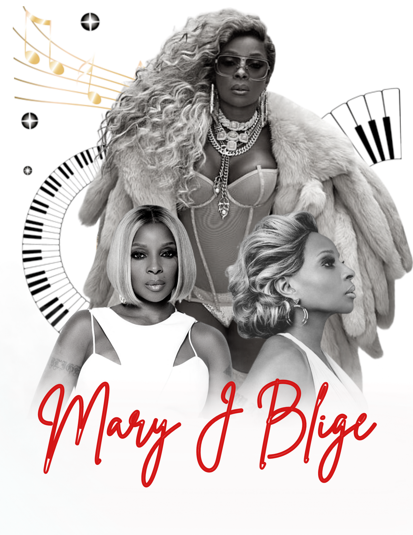 Mary J Blige white