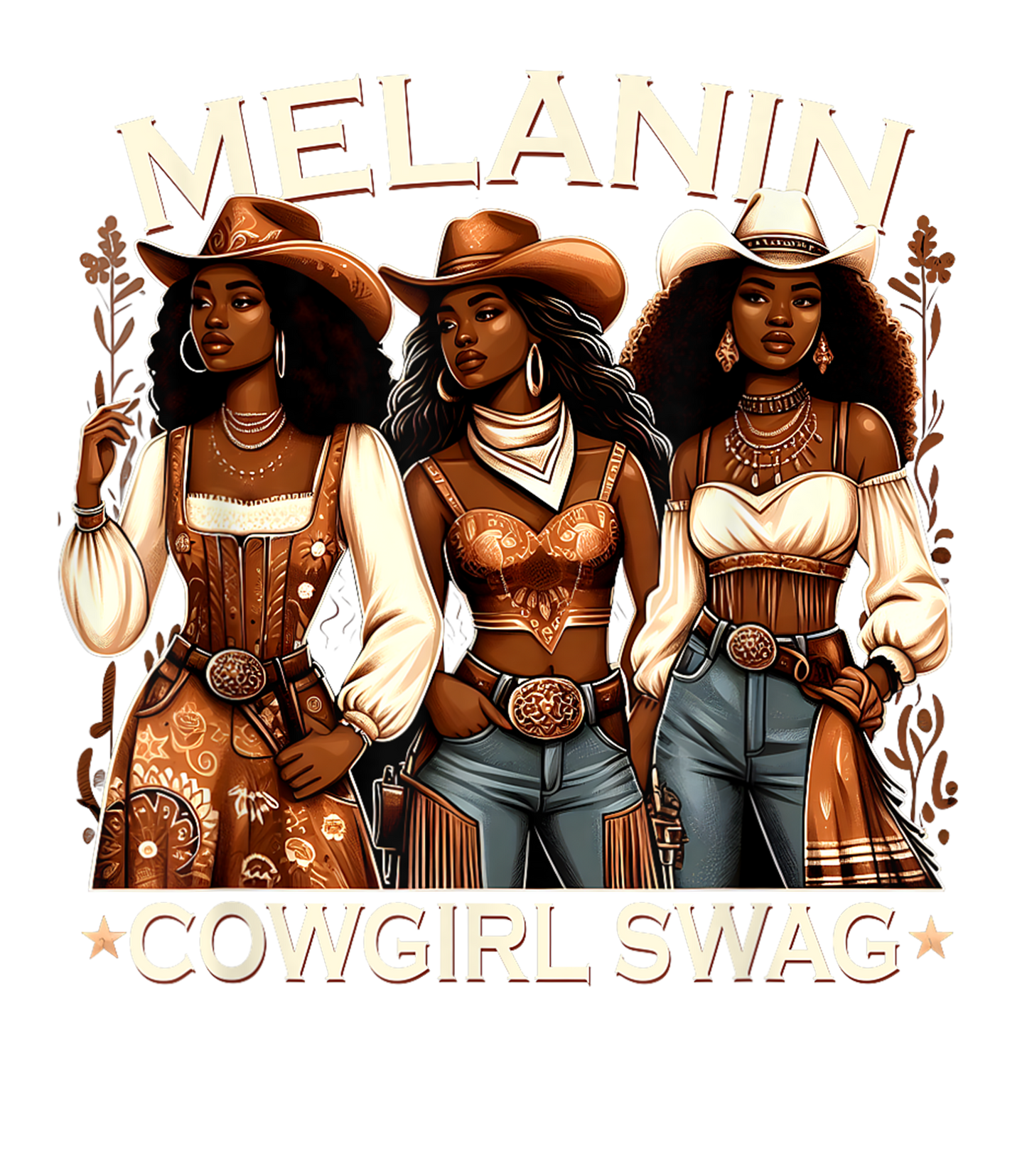 Black History Melanin CowGirls