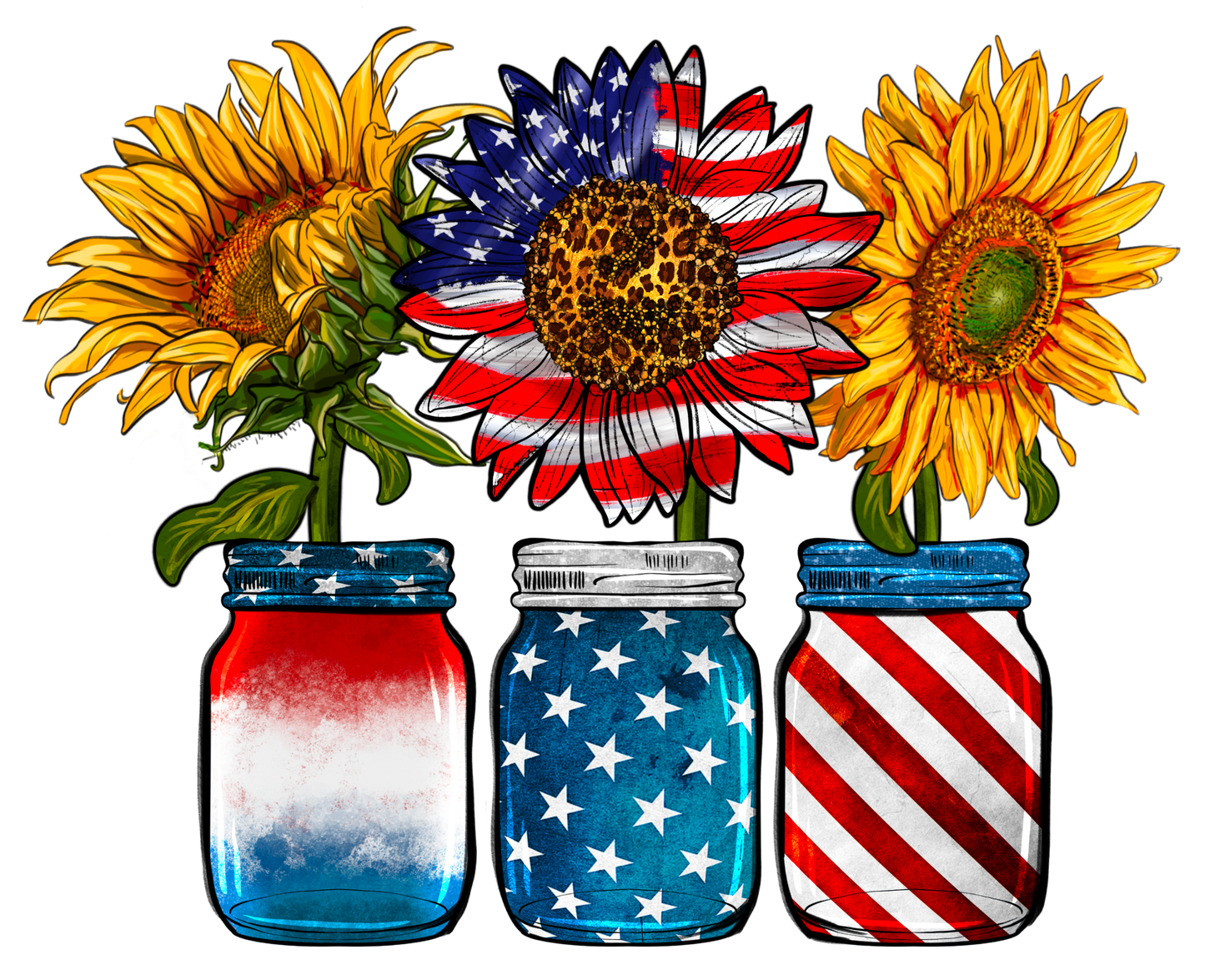 4th of July Jars