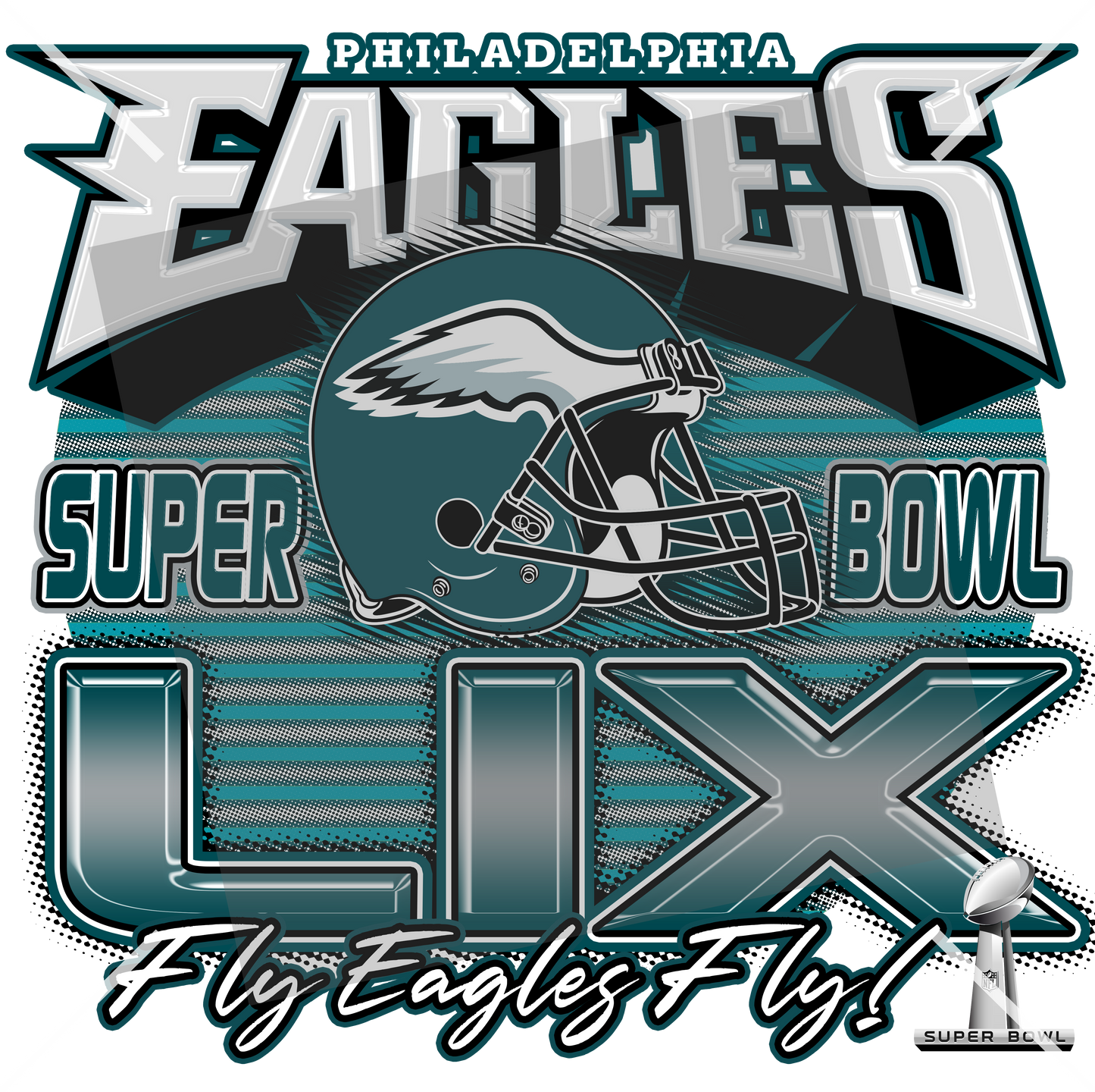 SuperBowl 2025 Philadelphia Transfer