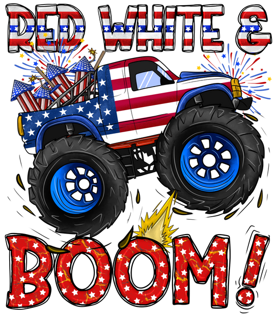 RED WHITE BOOM