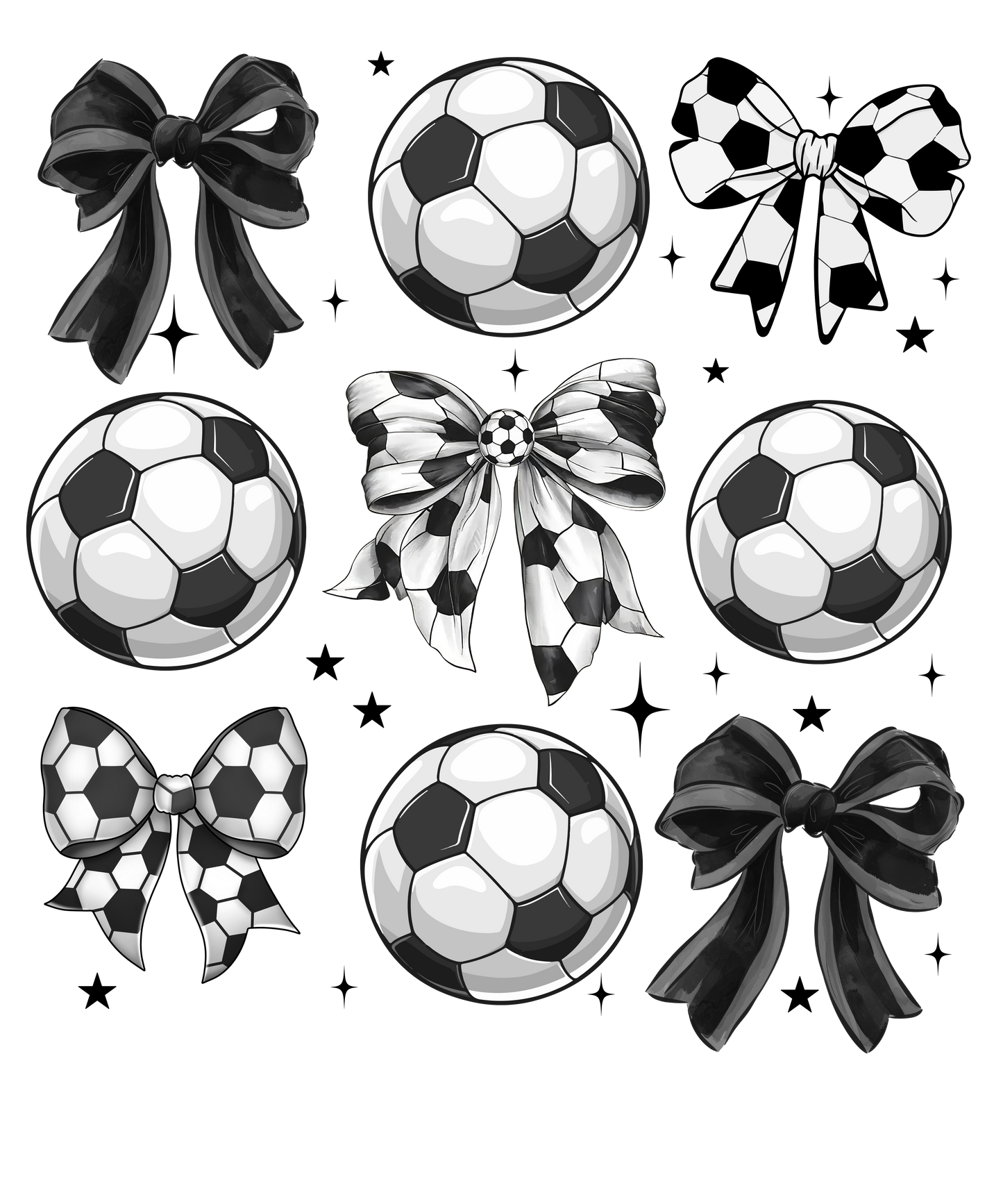 Soccer Balls and Bows