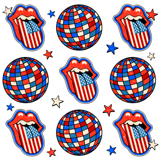 Retro Ball 4th Of July