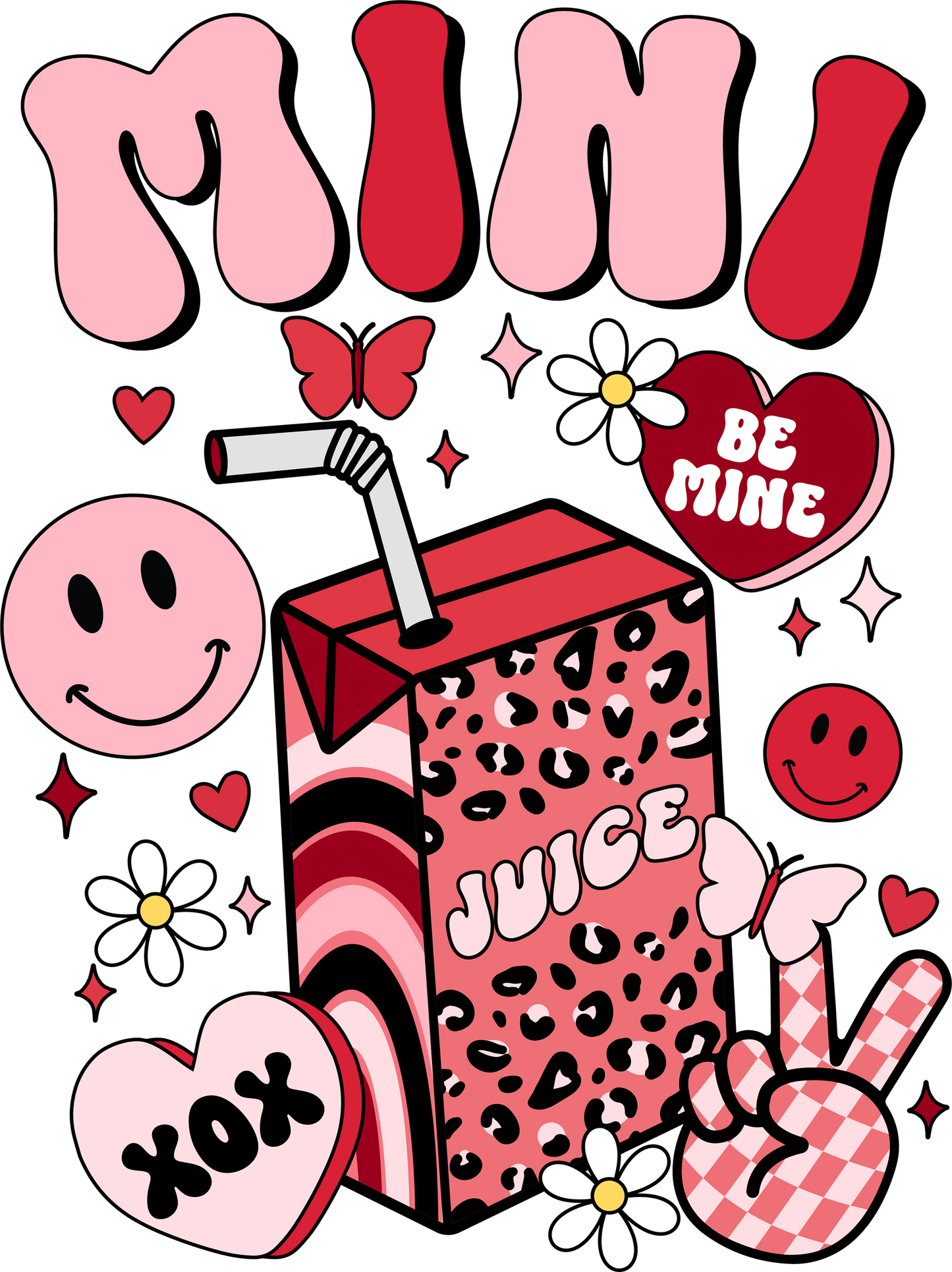 Valentine's Day Retro Mini Juice