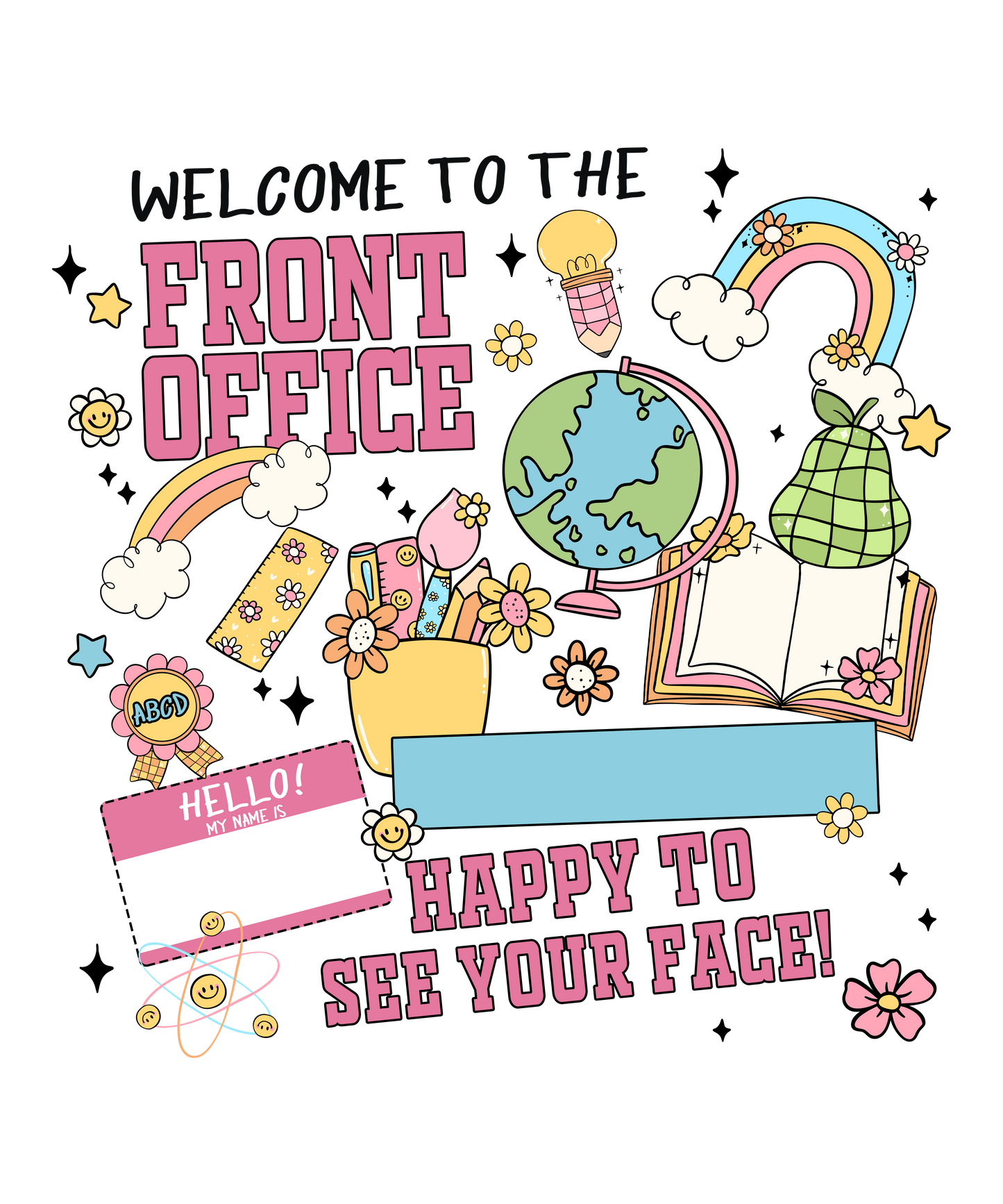 Front Offie (please add in notes name of school and teacher name)