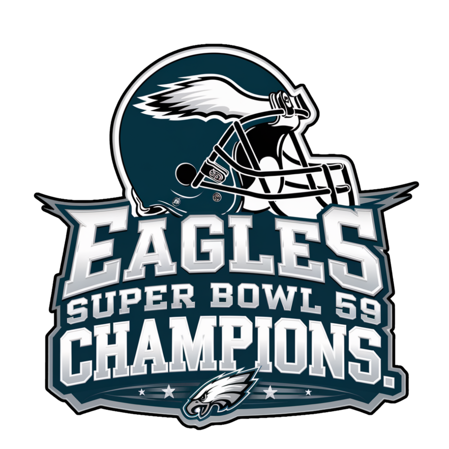 Super Bowl Champions Eagle