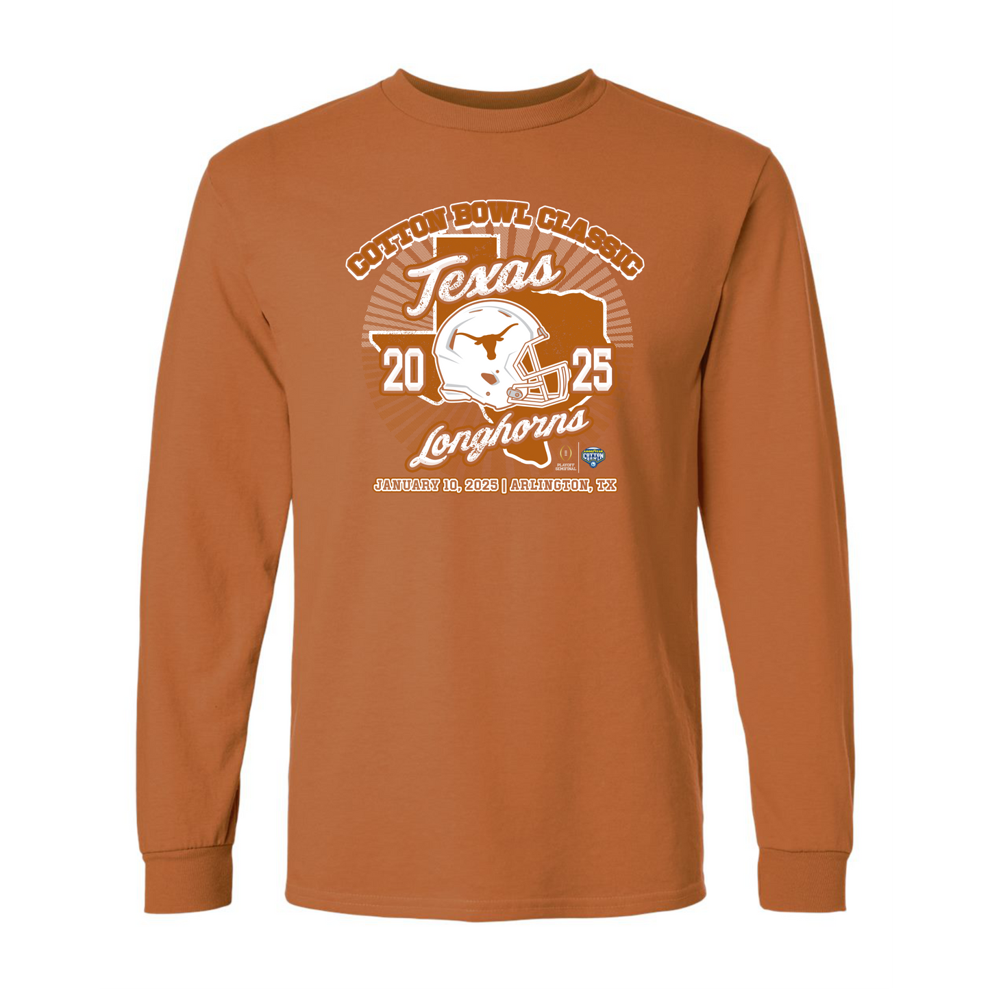 Texas LongHorn Cotton Bowl 2025 DTF Transfer