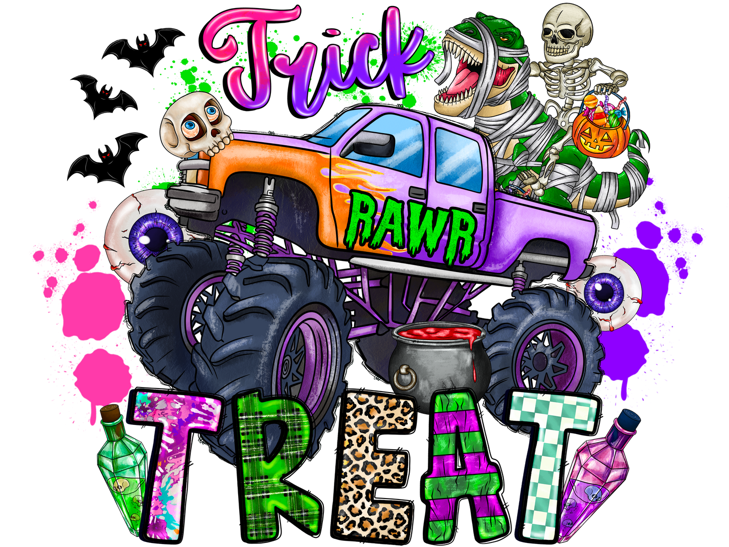 Trick Rawr Treat
