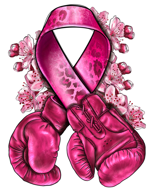 Cancer Boxing Glove ribbon