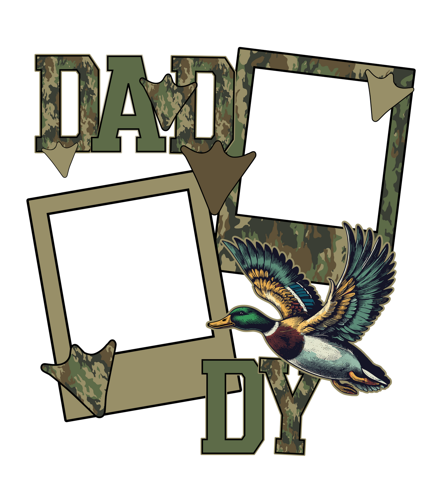 Father's Day Frame DTF Transfer (email Pictures)