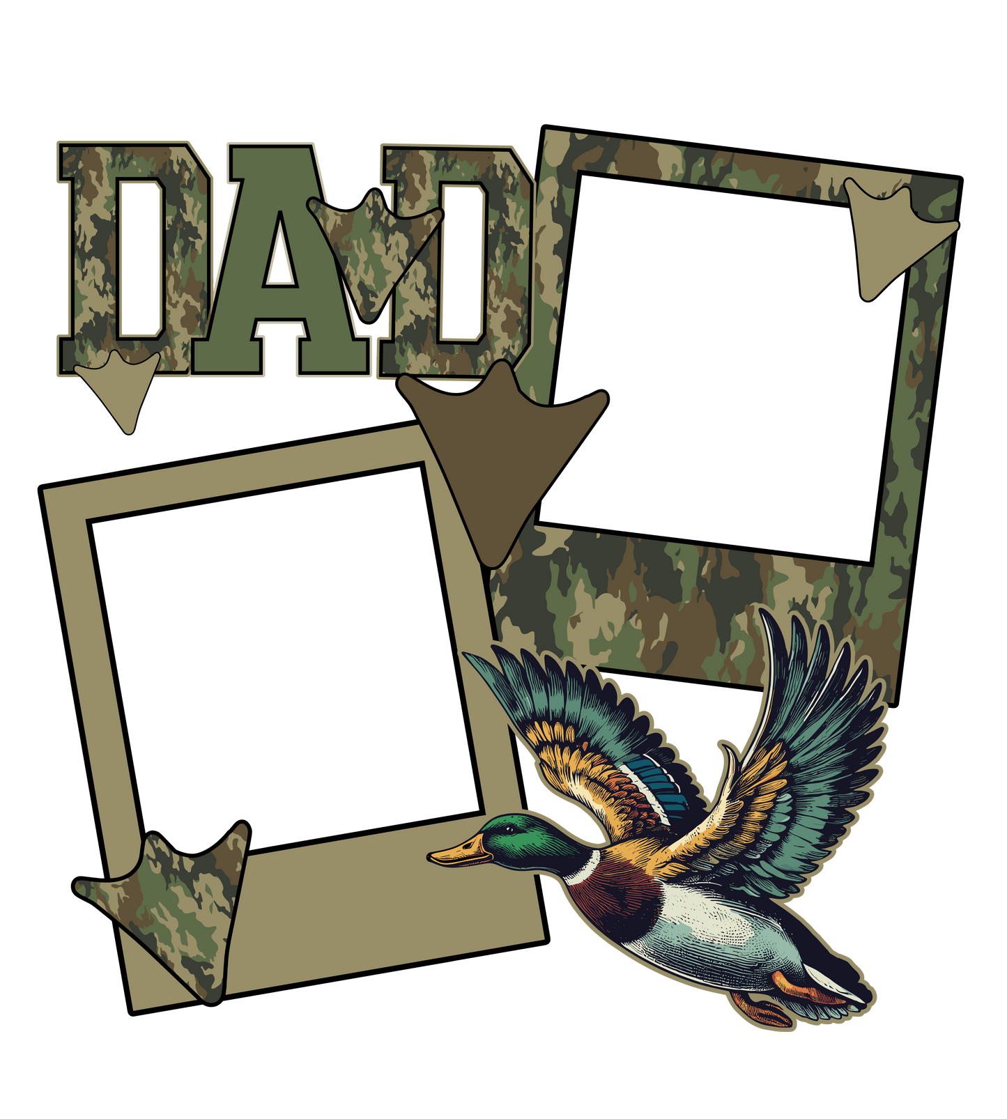 Father's Day Frame DTF Transfer (email Pictures)