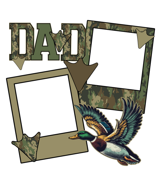 Father's Day Frame DTF Transfer (email Pictures)