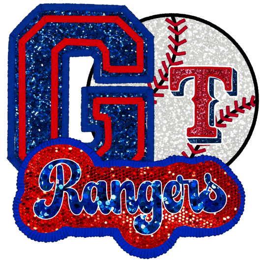 Go Rangers Glitter