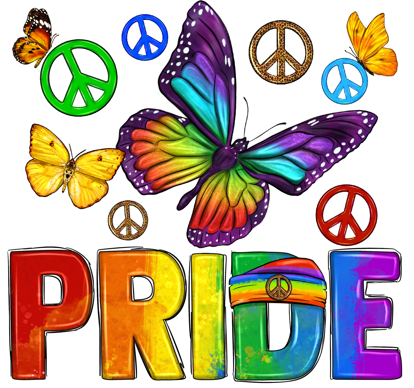 PRIDE butterfly