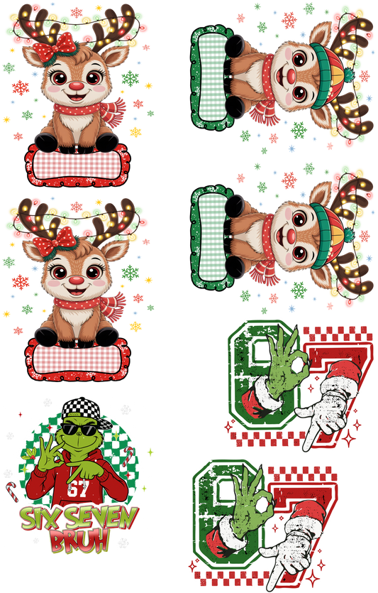 Premade Kids Designs all 9 inches (Comment names to be added) 23x36