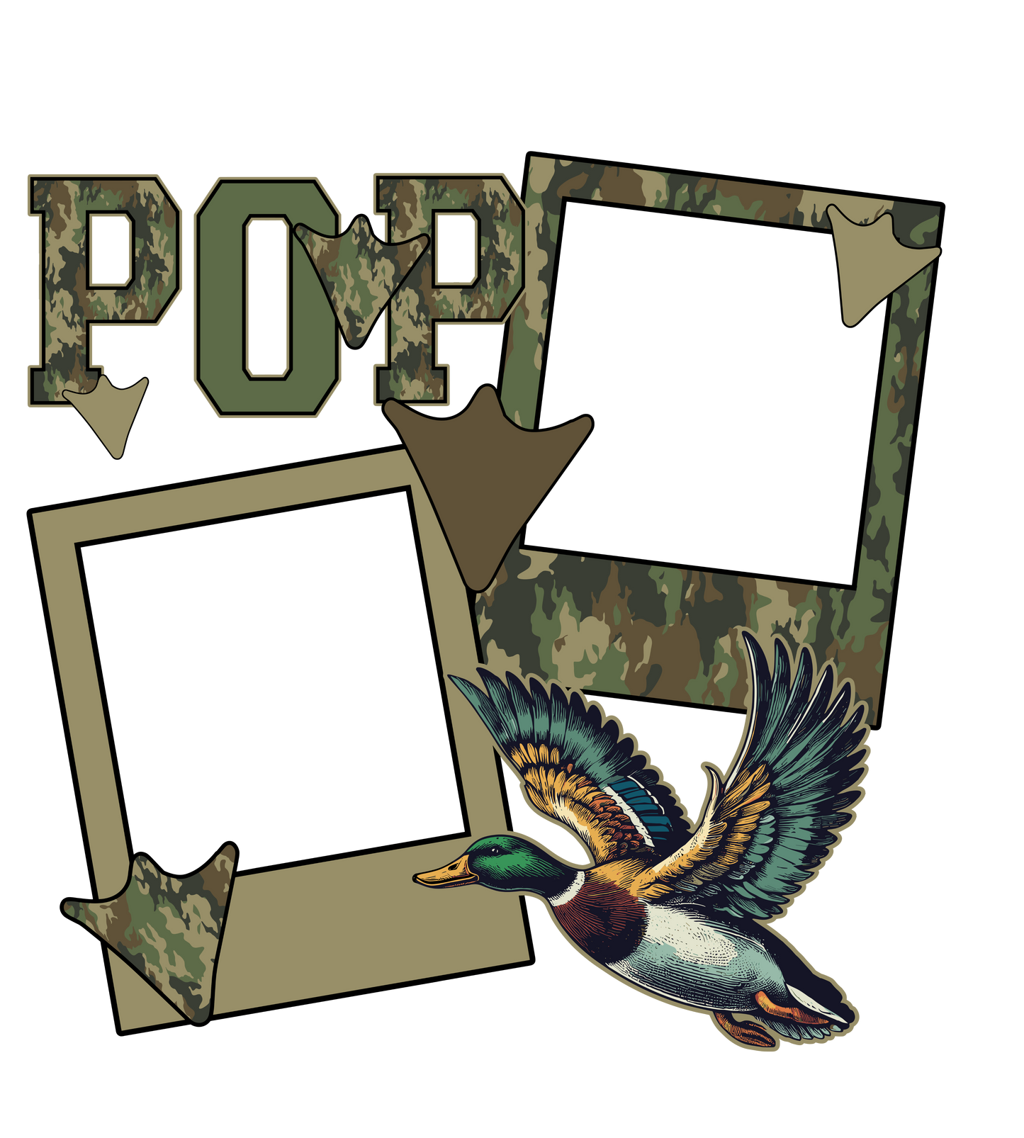 Father's Day Frame DTF Transfer (email Pictures)