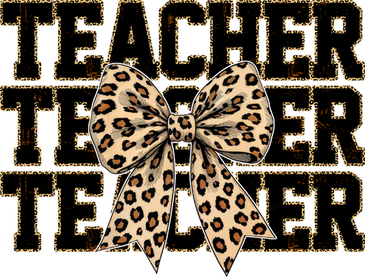 Teacher Cheetah Bow
