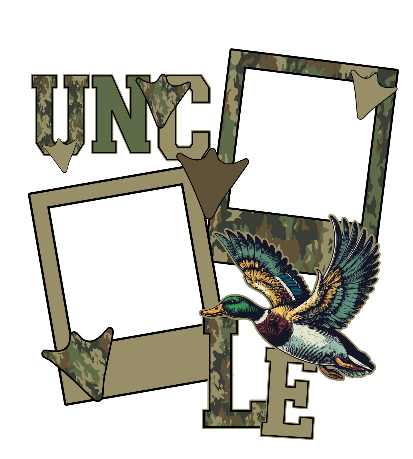 Father's Day Frame DTF Transfer (email Pictures)